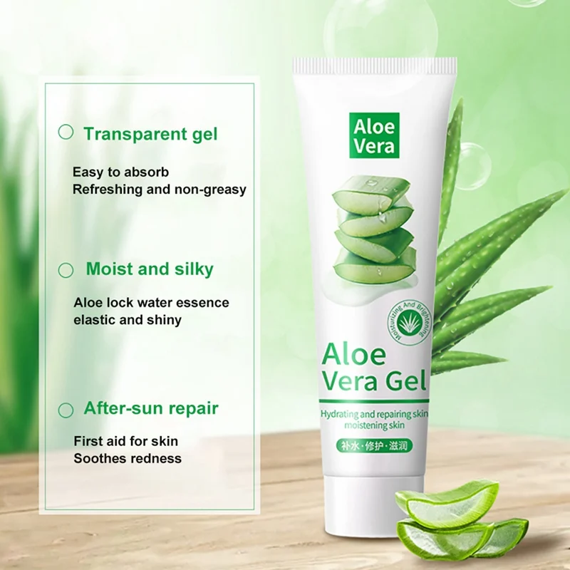 Гель с алоэ вера 60 г холоднопрессованный ультраувлажняющий успокаивающий гель