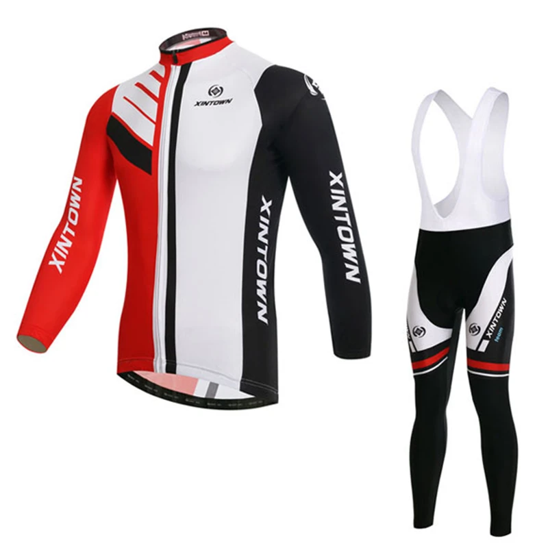 

The new bike long suit, tight-fitting and quick-drying cycling jersey, men's gel cushion, comfortable and sweat-absorbing