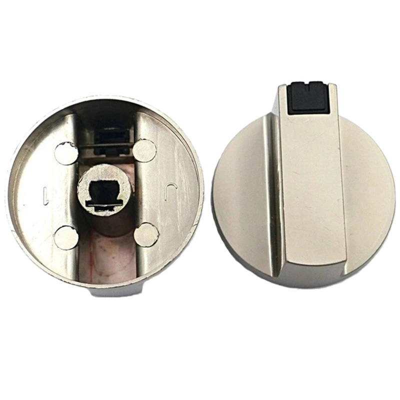 Stove Handle 6mm Zinc Alloy Control Knob Oven Switch Universal Silver Gas Suitable for |