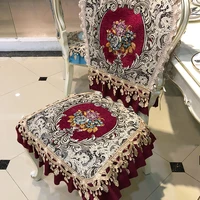 retro dining chair cover home diningroom decor armchair seat covers cushion euro printed universal luxury custom gaming chair