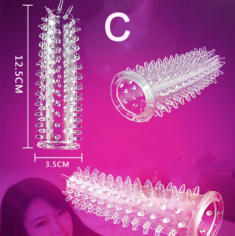 5 моделей задержки хрустапенис рукав текстурированный удлинитель для пары