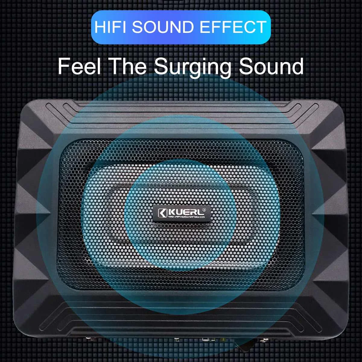 $82.81 12V 800W Car Active Subwoofer Audio Speaker Amplifier Ultra thin Subwoofer Bass Amplifier Auto Surround Sound Car Audio System