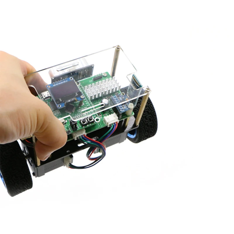 Self balancing smart car chassis auto balancer DIY Kit step version without encoder enlarge