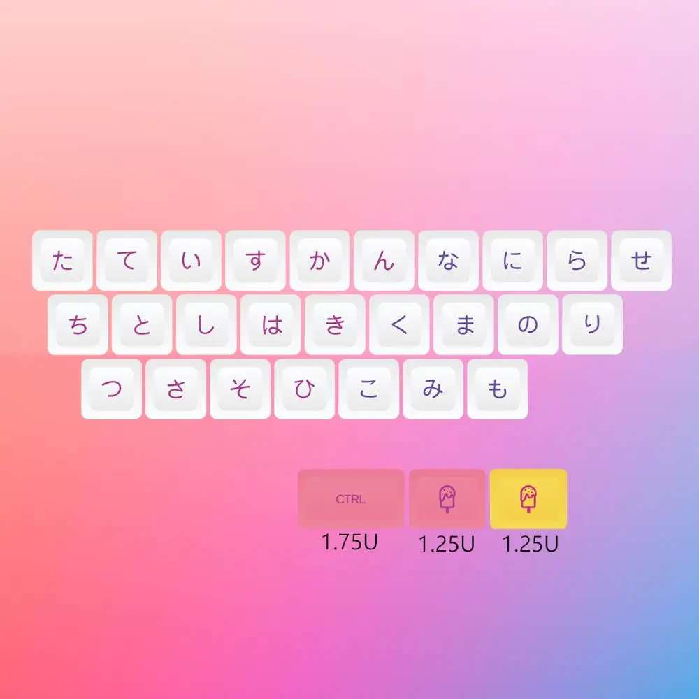 XDA брелки для мороженого PBT Dye subbed ключи cherry mx механическая клавиатура|Клавиатуры|