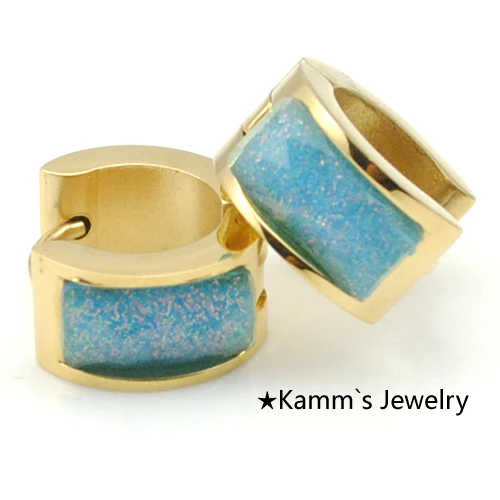 AMUMIU рождественские подарки для байкеров акриловые серьги кольца 316L ювелирные