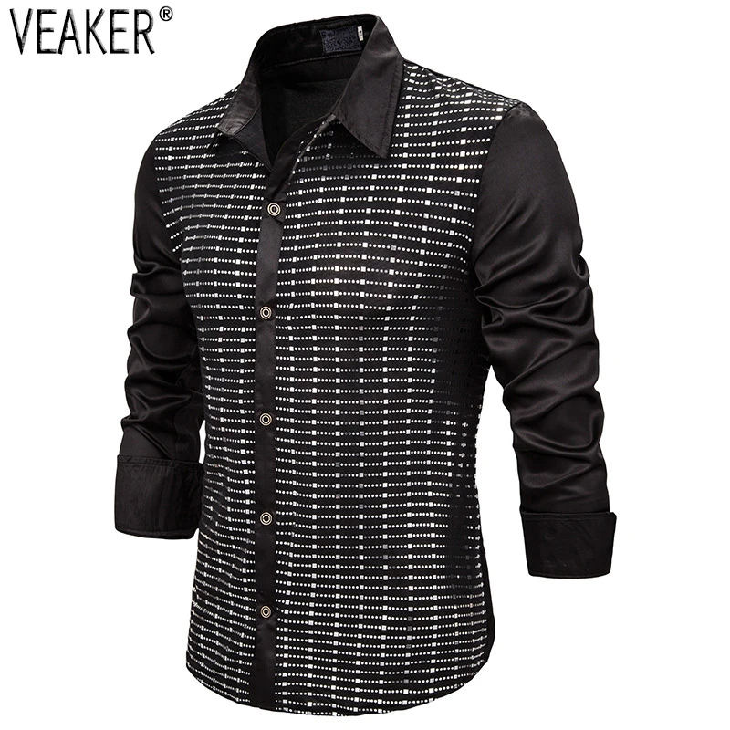 2019 Новый Для мужчин с длинными рукавами для девочек Свадебная вечеринка рубашки