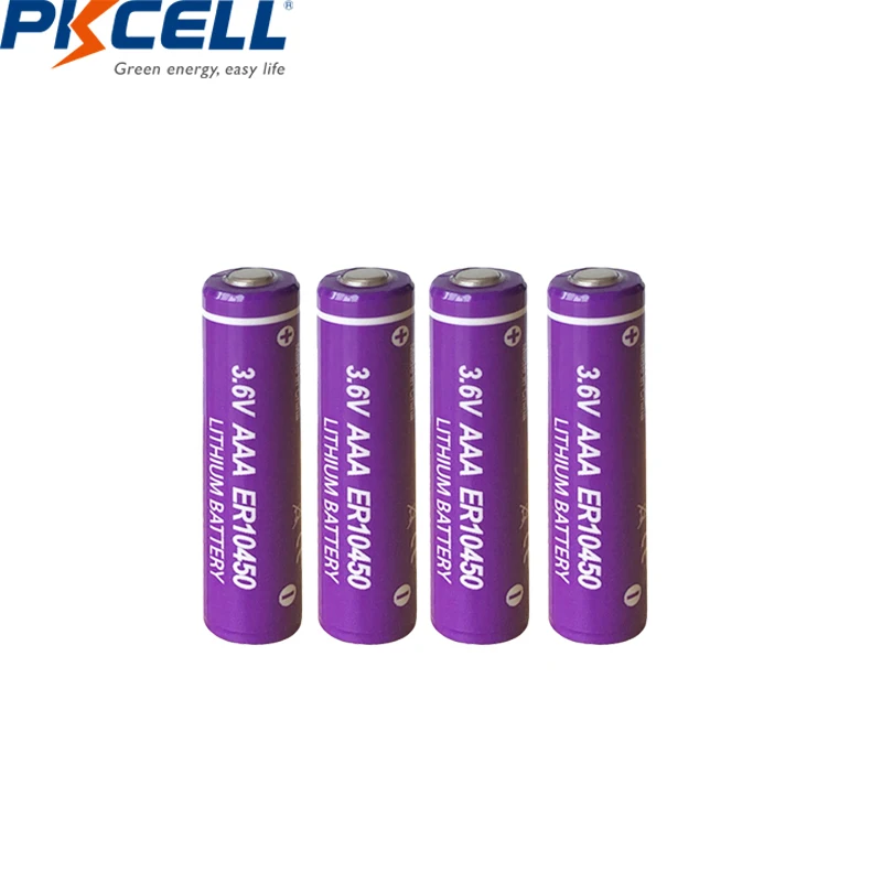 4 шт. батарея 3 6 В ER10450 10450 700 мАч Li SCLO2 батареи AAA превосходная R03P LR03 для счетчика