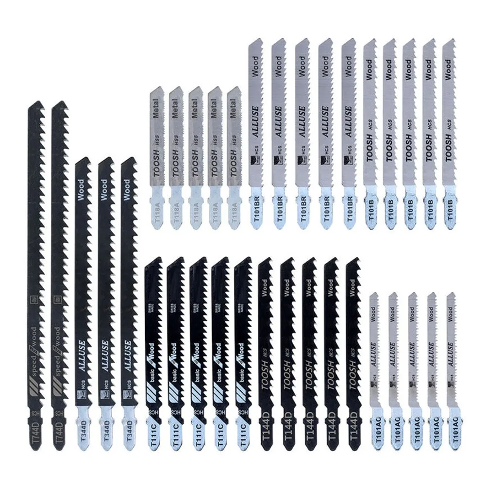 

Metal Jig Saw Blades Multipurpose Plastic T-Shank 1 Pack Wood 1 Set 35x
