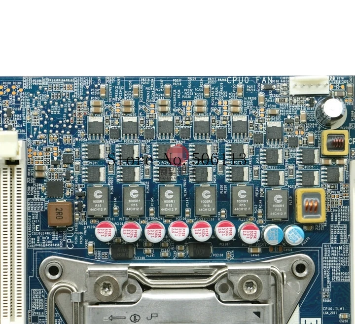 100% рабочий для HP X79 материнская плата 2011 pin C602 ATX Поддержка E5 2680 V2 NVME Z620 420 618263 003 708615