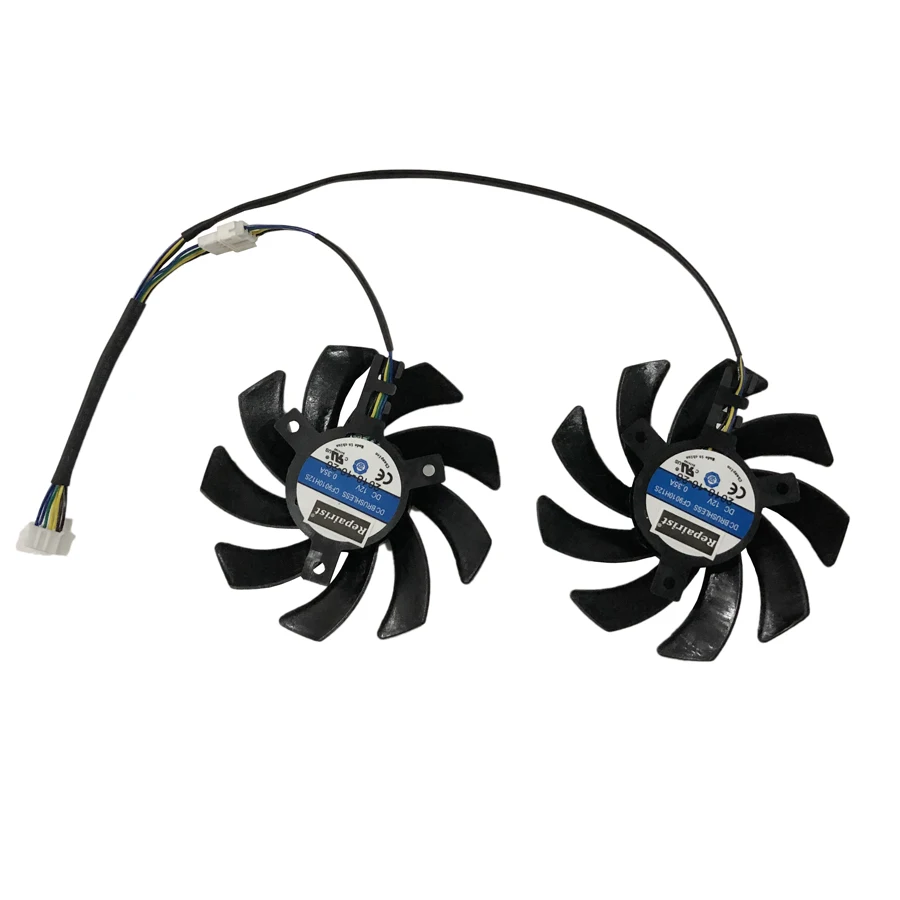 2 шт./компл. CF9010H12S RX 480/470 VGA GPU радиатор Графика вентилятор для XFX R9 390X/390 8G RX480 RX470 Видеокарта охлаждения