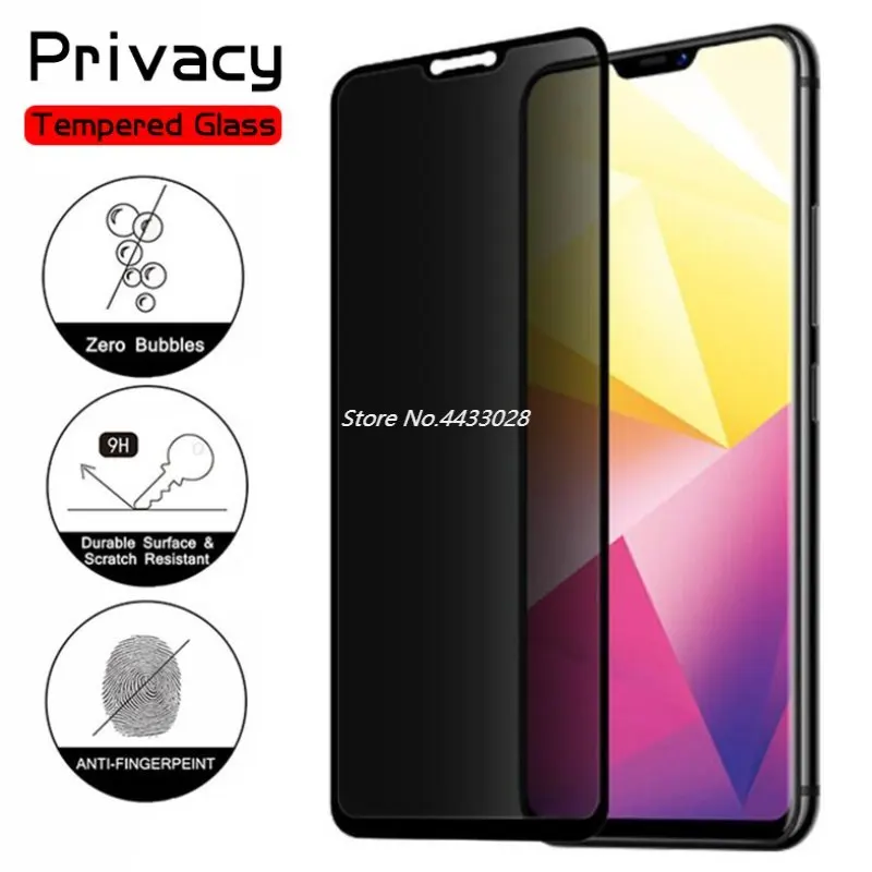 Закаленное стекло для VIVO V15 Pro F11 X27 защита экрана от подглядывания 9H стеклянная