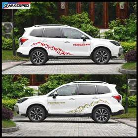 Наклейка на 4 колеса для внедорожника, Виниловая наклейка для Subaru Outback Forester, Автомобильный кузов, дверь, боковой декор, наклейки, внешние аксессуары