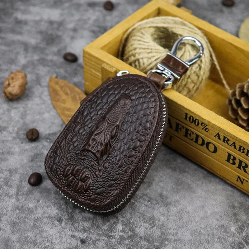 Брелок для автомобиля SOUTH GOOSE из натуральной кожи унисекс с узором под кожу