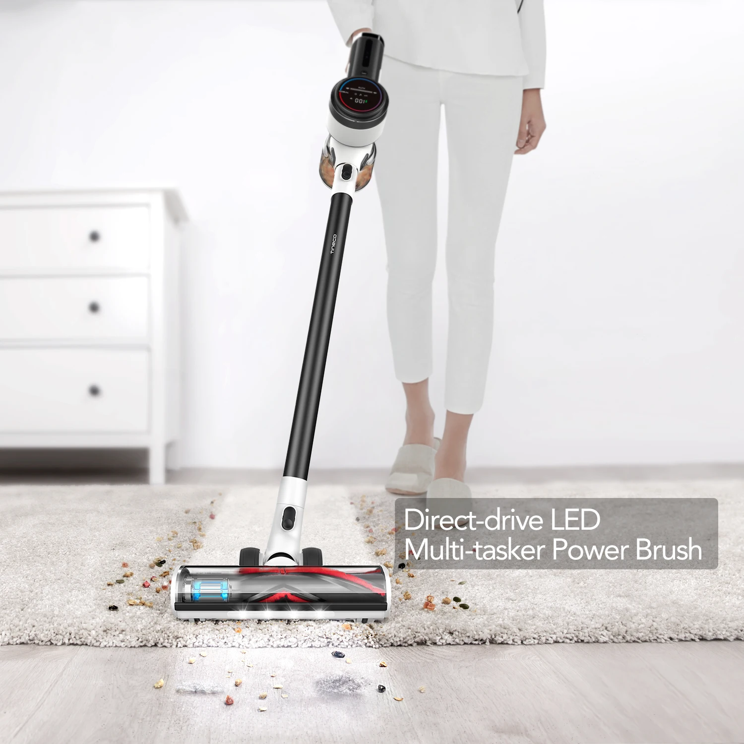 Tineco PURE ONE S12/S11 Series Direct-drive LED Multi-taskeer Power Brush