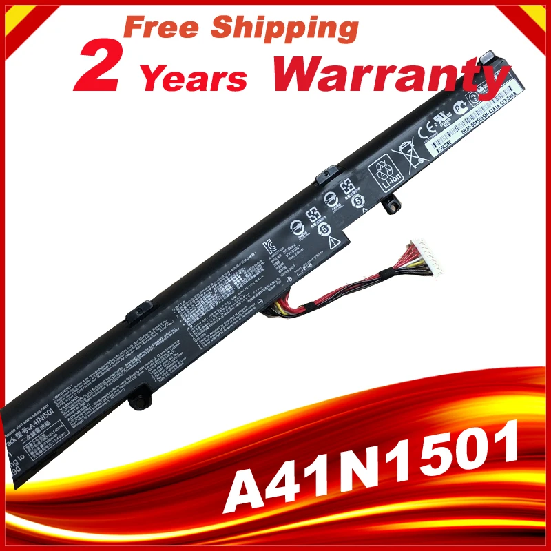 HSW по специальной цене A41N1501 Батарея для ASUS GL752JW GL752 GL752VL GL752VW N552 N552V N552VW N752 N752V