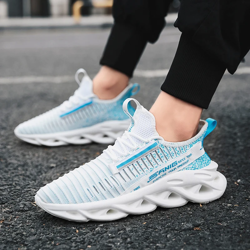 

Damyuan 2020 Men's Shoes Sneakers Breathable Mesh New Fashion Casual Lightweight Running Shoes High Elastic Cushioning Sneakers