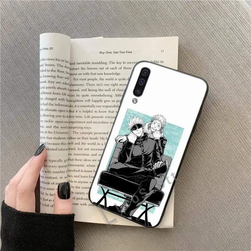 

0 Jujutsu Kaisen Satoru Gojo Comics Phone Case For Samsung A40 A50 A51 A71 A20E A20S S8 S9 S10 S20 Plus note 20 ultra 4G 5G