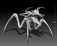 50mm resin model figure kits alien insect warrior bug unpainted no color dw 041