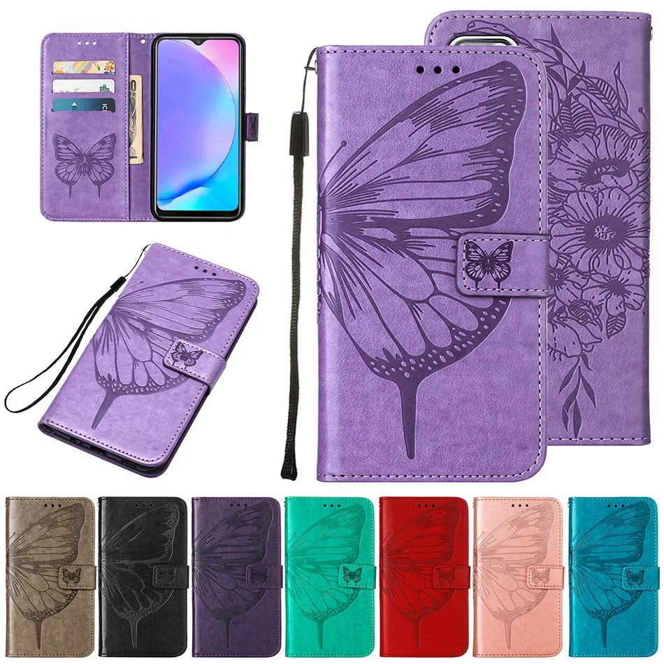 

Etui Butterfly Pattern Flip Wallet Case For Moto E7 Plus E7i Power E20 E30 E40 G9 Play G10 G20 G30 G50 G60 G60S Edge20 Pro Cover