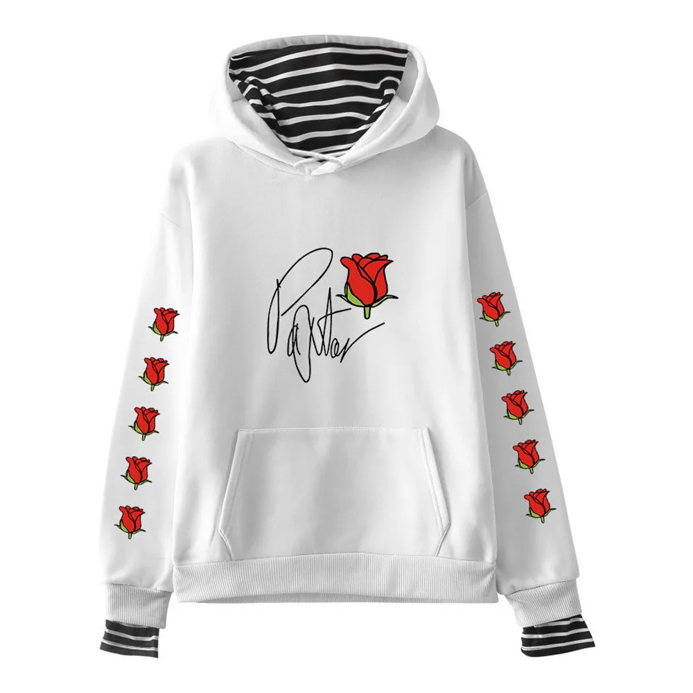 Женская толстовка с капюшоном Повседневная Уличная одежда принтом модная