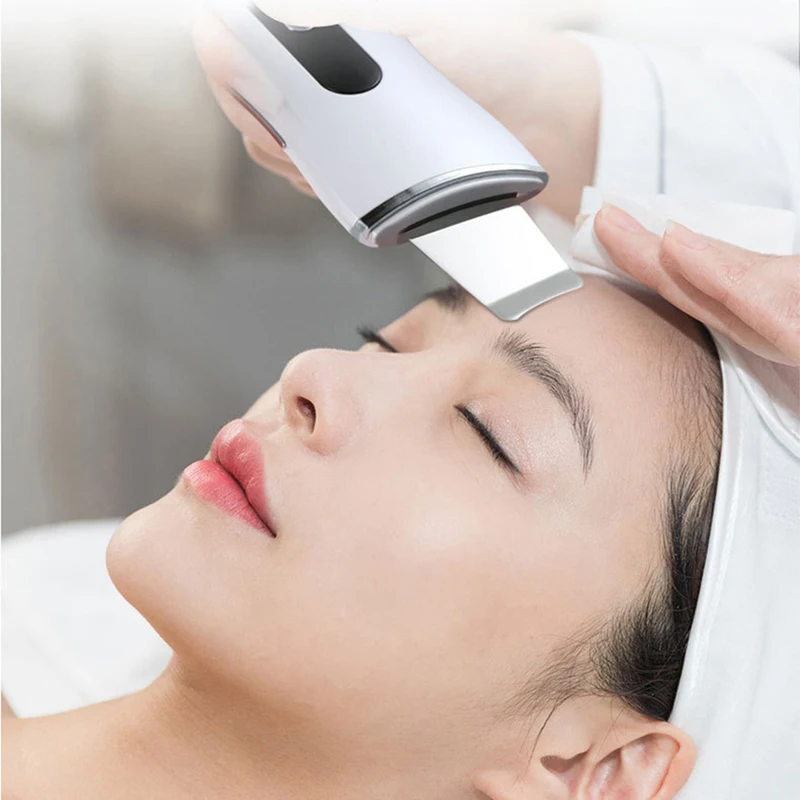 Ультразвуковой скруббер для кожи вибрационная очистка пор удаление грязи