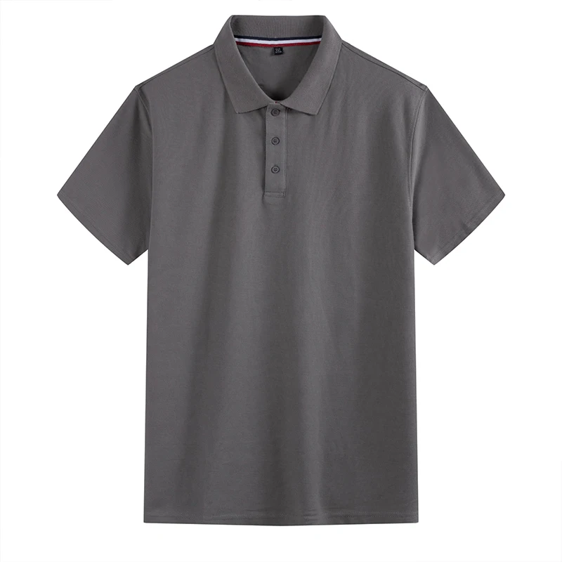 

Мужская рубашка-поло размера плюс 6XL 7XL 8XL, летние деловые повседневные однотонные Топы с коротким рукавом, мужские брендовые