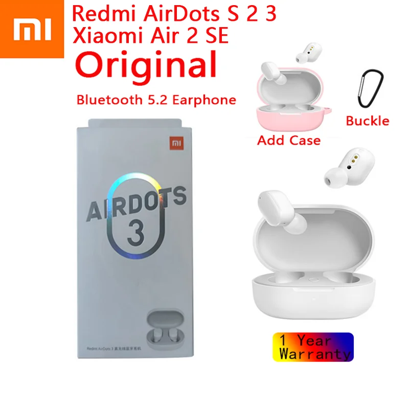 Оригинальные беспроводные наушники Xiaomi Redmi AirDots 3 Bluetooth 5 2 TWS сенсорные Pro с
