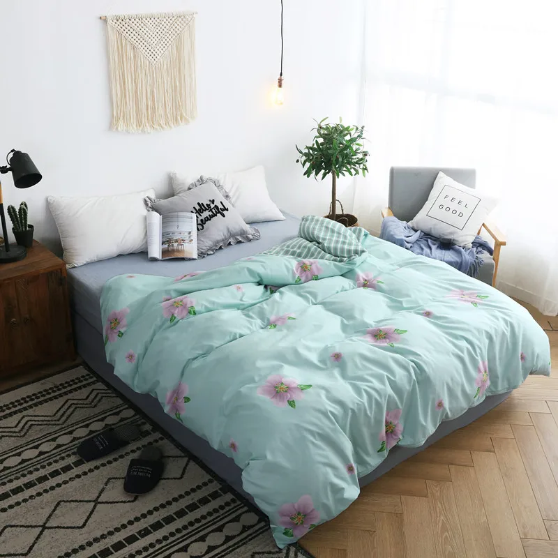 Пододеяльник в мультяшном стиле с принтом из 100% полиэстера пододеяльник