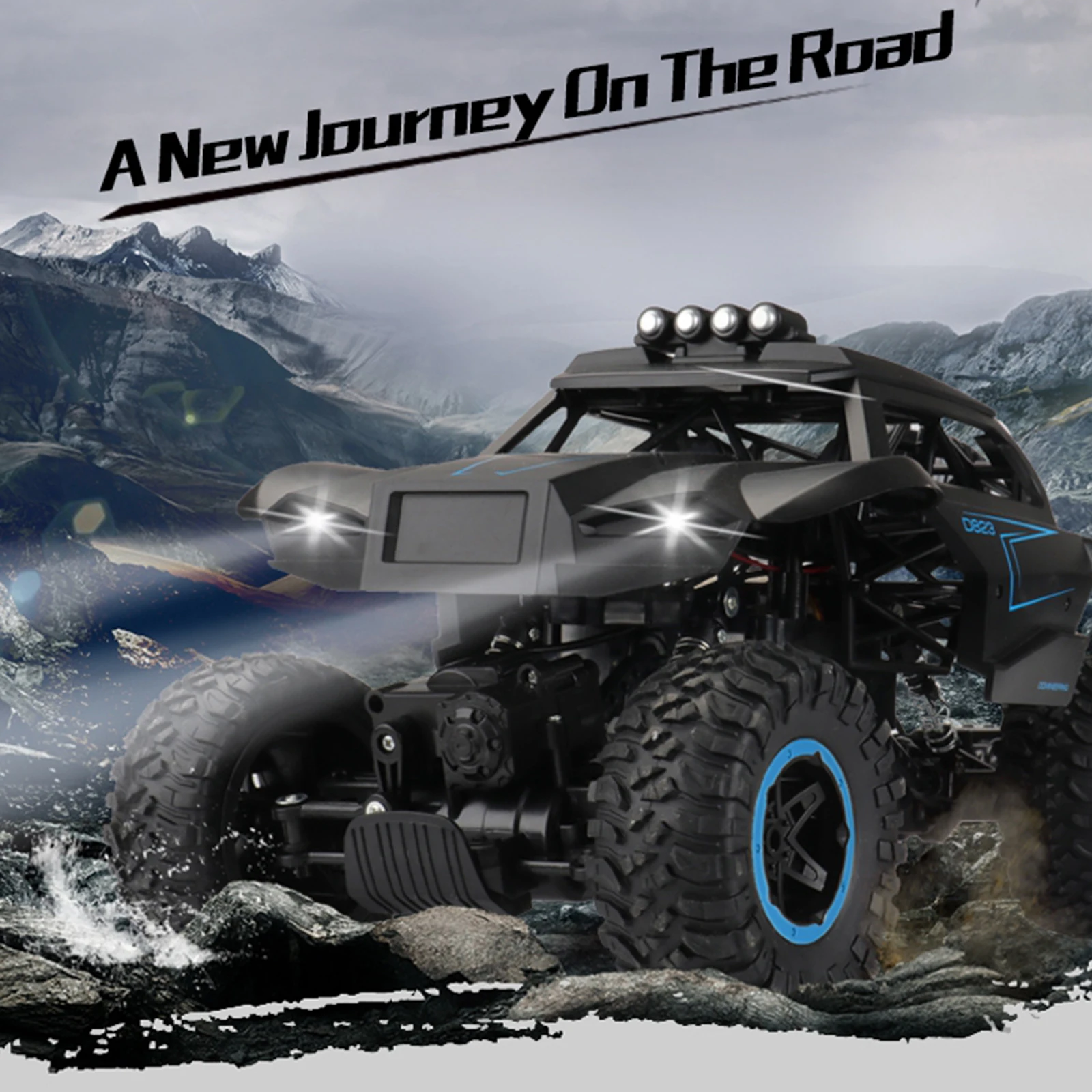 

Remote Control Car with Rechargeable Batteries Rock Crawler Truck Vehicles