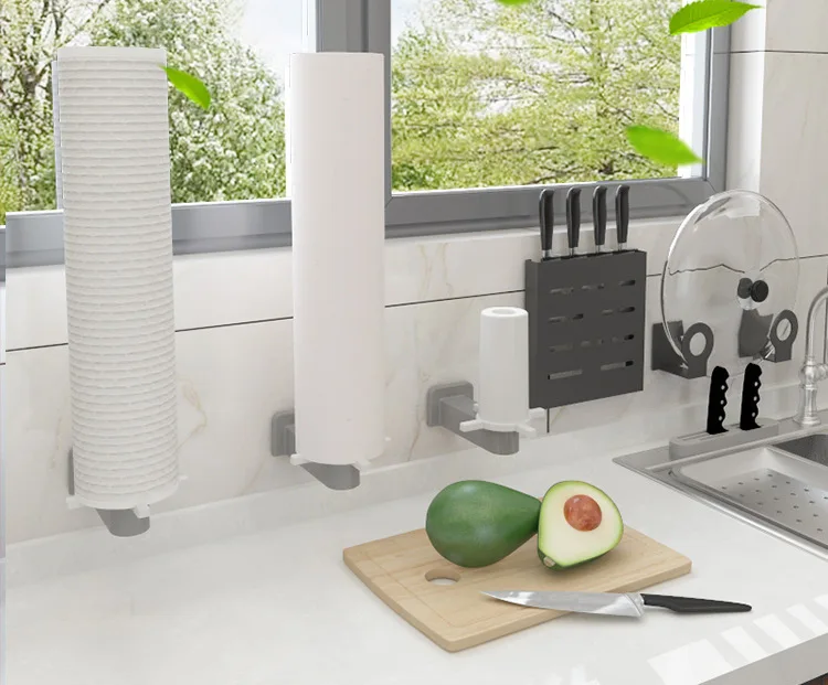 Кухонный держатель для бумажных полотенец ZK50 настенный рулонной бумаги хранения
