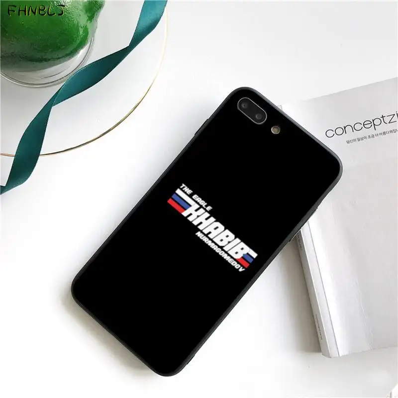 Черный мягкий чехол Khabib nurmagomedov для iPhone 13 11 pro XS MAX 8 7 6 6S Plus X 5 телефона 2020 XR