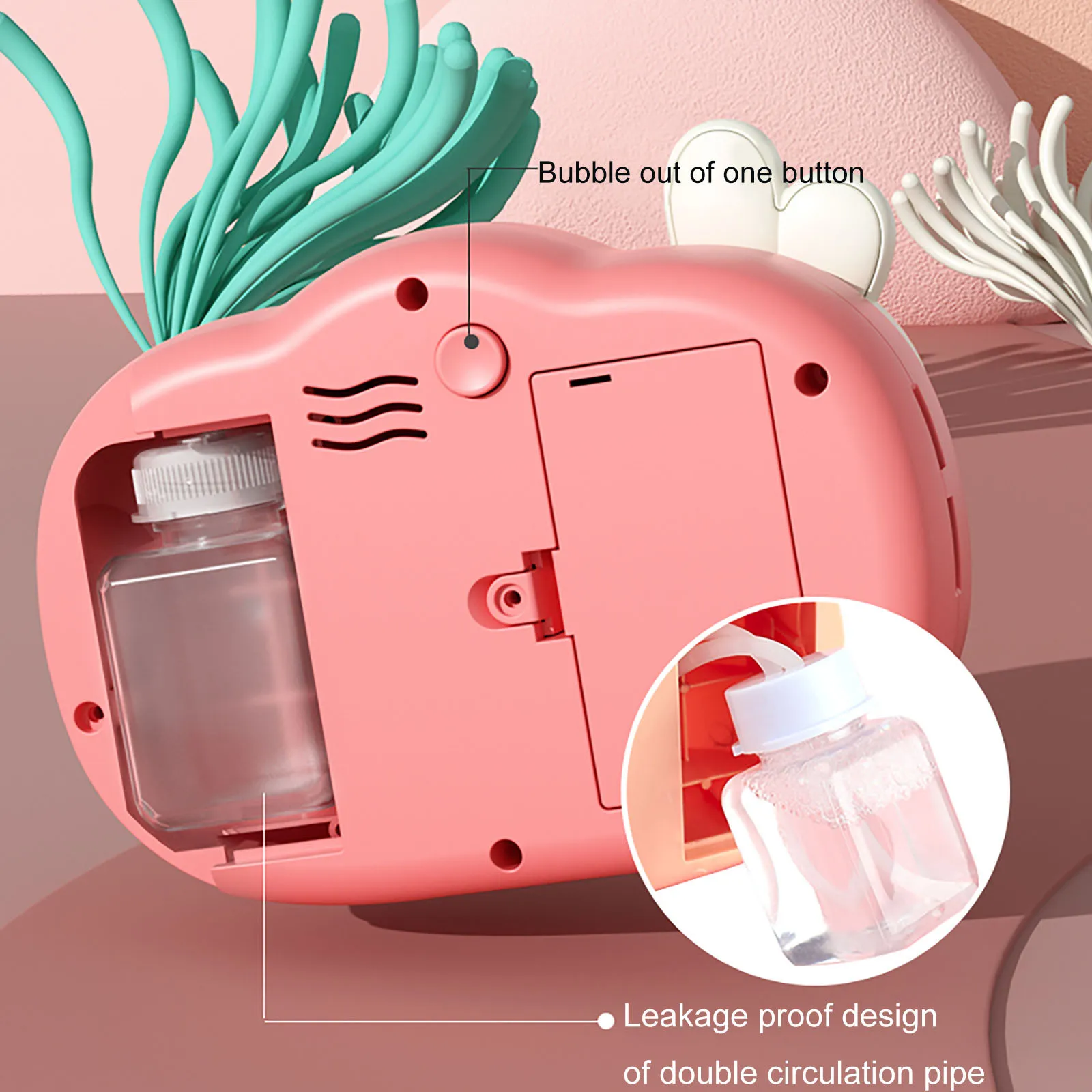 

Children's Bubble Camera Toy Carrot Rabbit Baby Bath Toys Bubble Machine Children Bubble Blowing Toys 50mlbirthday Gift