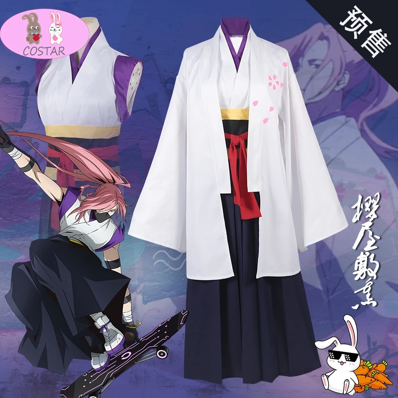 

Anime Game SK8 the Infinity Cherry Blossom Kimono Uniform Cosplay Costume Halloween Party Suit For Adult 2021 New