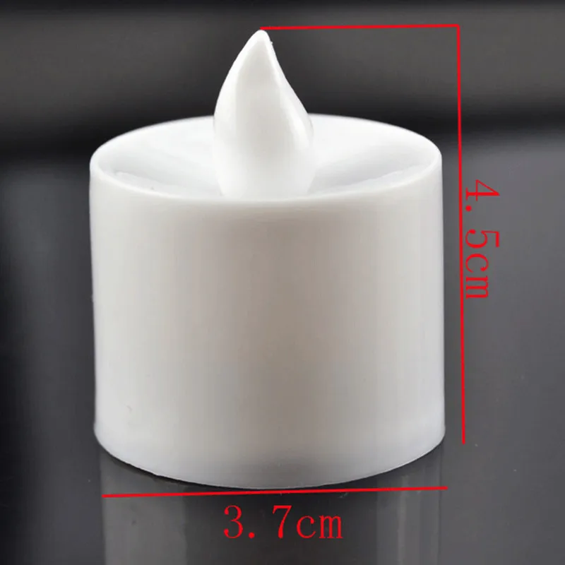 

1PC Electronic Candle LED Light Wedding Romantic Candle Light Smokeless Flameless Candle Lamp Birthday Party Christmas LED Light