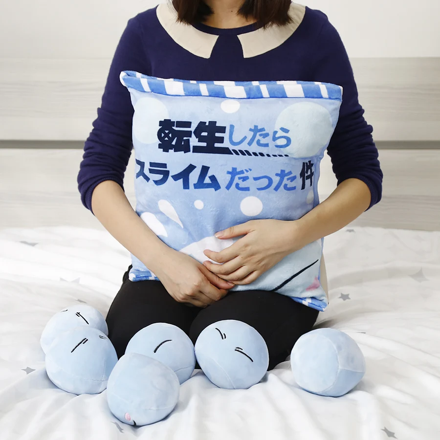 6pcs Rimuru Tempest That Time I Got Reincarnated as a Slime Pillow Cute Penguin Throw Mini Different Emotion | Дом и сад