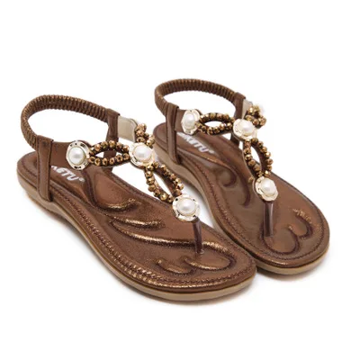 

Fashion Beach Sandals Breathable Ladies Open Toes Comfortable Shoes Bohemian Cross-border Sandals