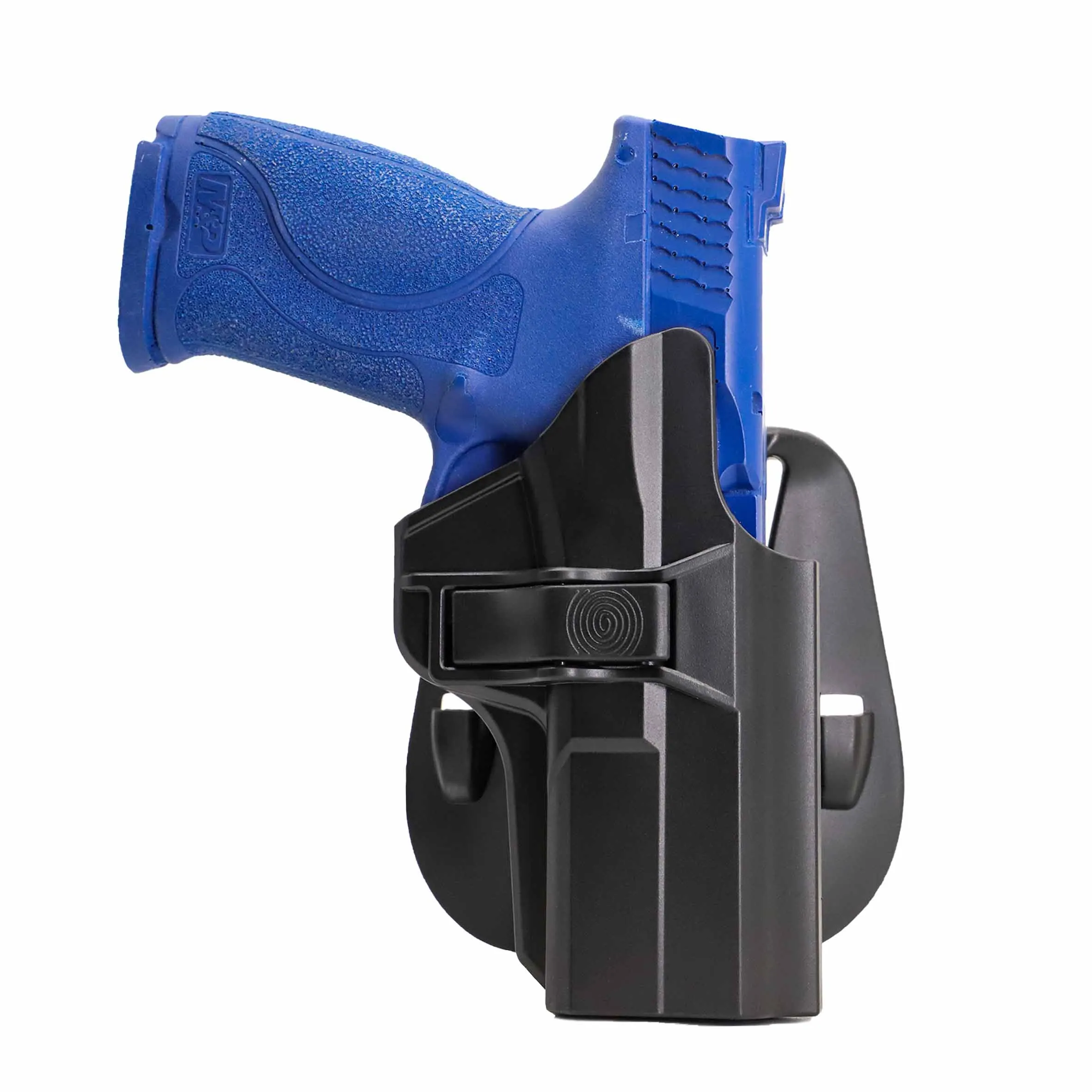 

TEGE 2021 S&W M&P Shield Gun Cover 60 Degree Rotation Index Finger Release Tactical Level II Black Polymer Holster
