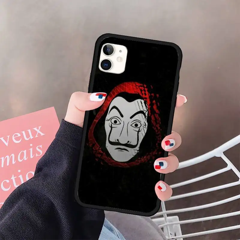 

Spain TV Money Heist House Paper Phone Case for iPhone 11 12 pro XS MAX 8 7 6 6S Plus X 5S SE 2020 XR