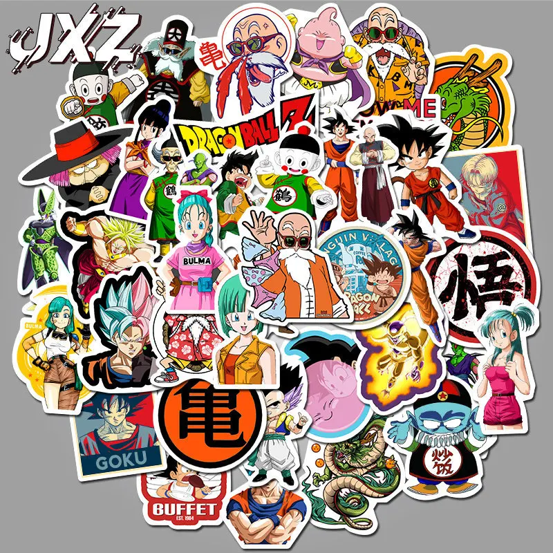 

50 Pcs/set Japanese Cartoon Dragon Graffiti Stickers Car Motorcycle Draw Bar Box Cartoon Doodle Sticker Toy