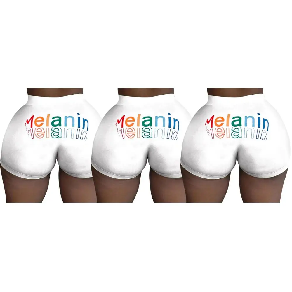 

2020 new leisure letter printed yoga pants slim high waist elastic ladies shorts