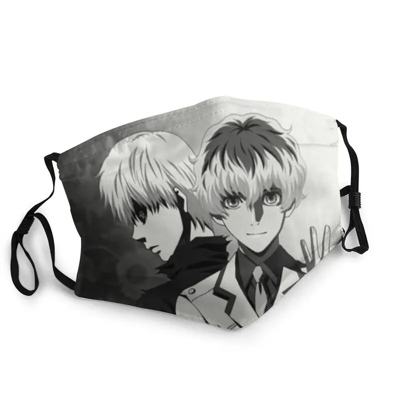 

Tokyo Ghoul Reusable Adult Ken Kaneki Anime Manga Mouth Face Mask Anti Dust Haze Protection Cover Respirator Mouth-Muffle