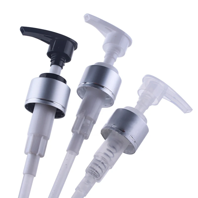 10 шт. пустые бутылки шампуня Пластик дозатор Фольга шеи синий для лосьона винта