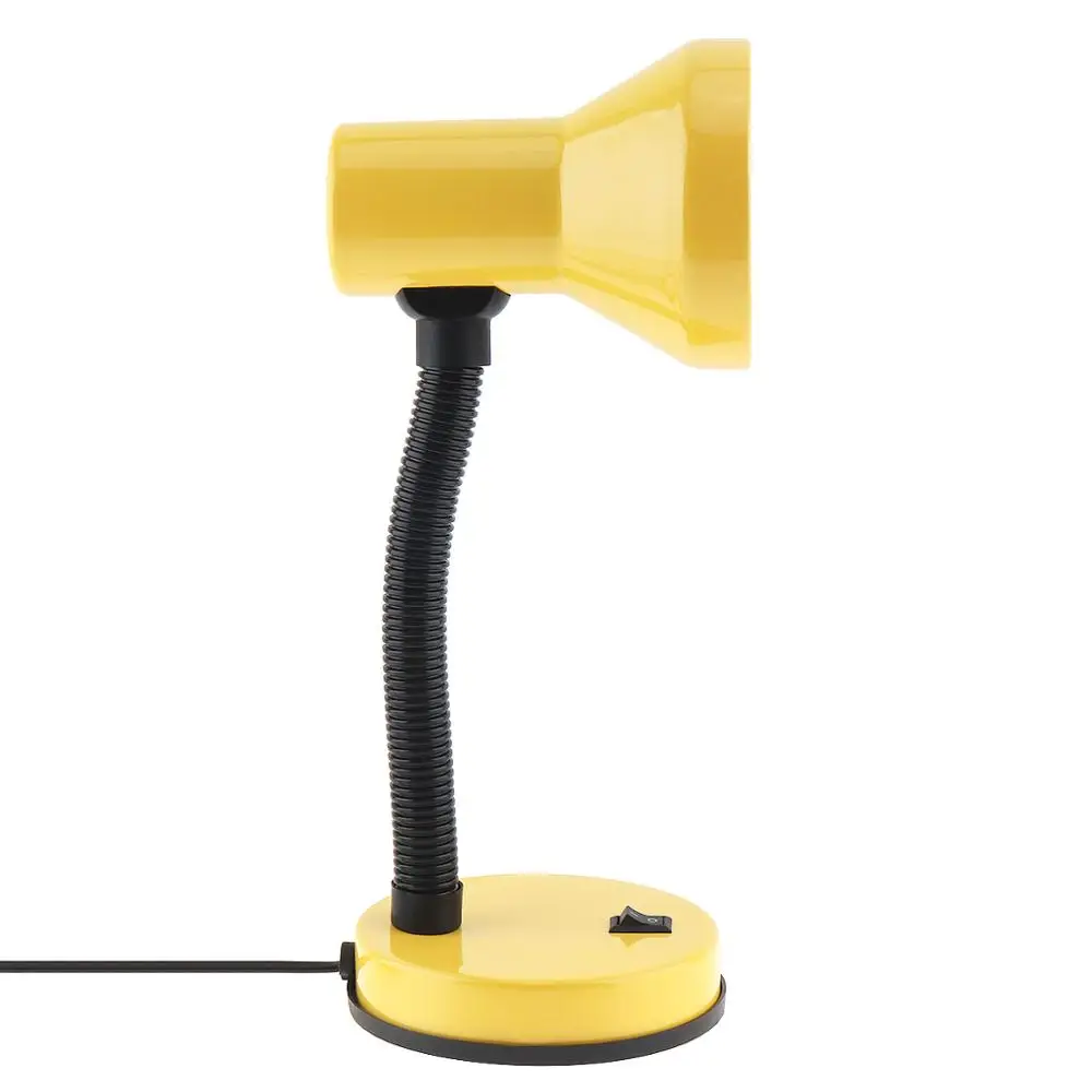 

Table Lights LED Portable Flexural Desk Lamp with Wide Voltage and Push Switch Support E27 Bulb for Student Domitory / Office