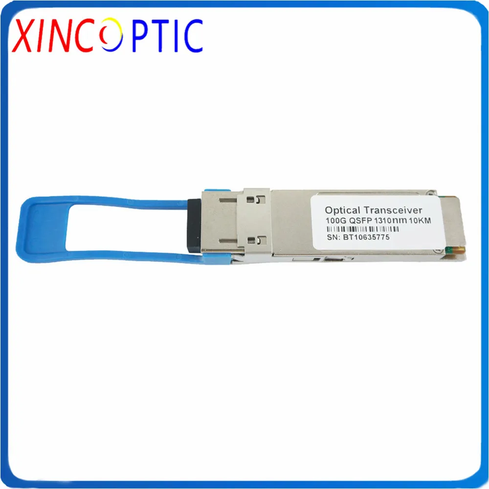Параметры 100G QSFP28 LR4 10km LC LWDM Единичный модуль оптического приемопередатчика SM 1310nm