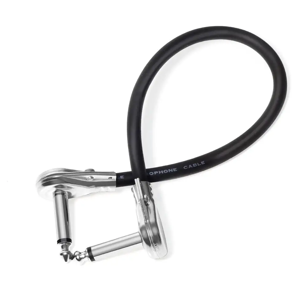 15/30cm Guitar Audio Cables Effect Patch Cable Instrument Wire Right Angle Pedal High Purity Oxygen | Спорт и развлечения