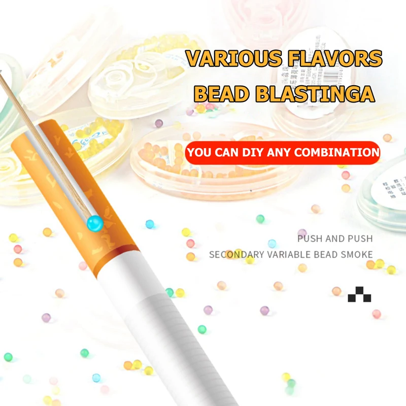 100 шт./кор. Портативный сигареты шоковой заморозки бусины фильтр &quotсделай сам&quot