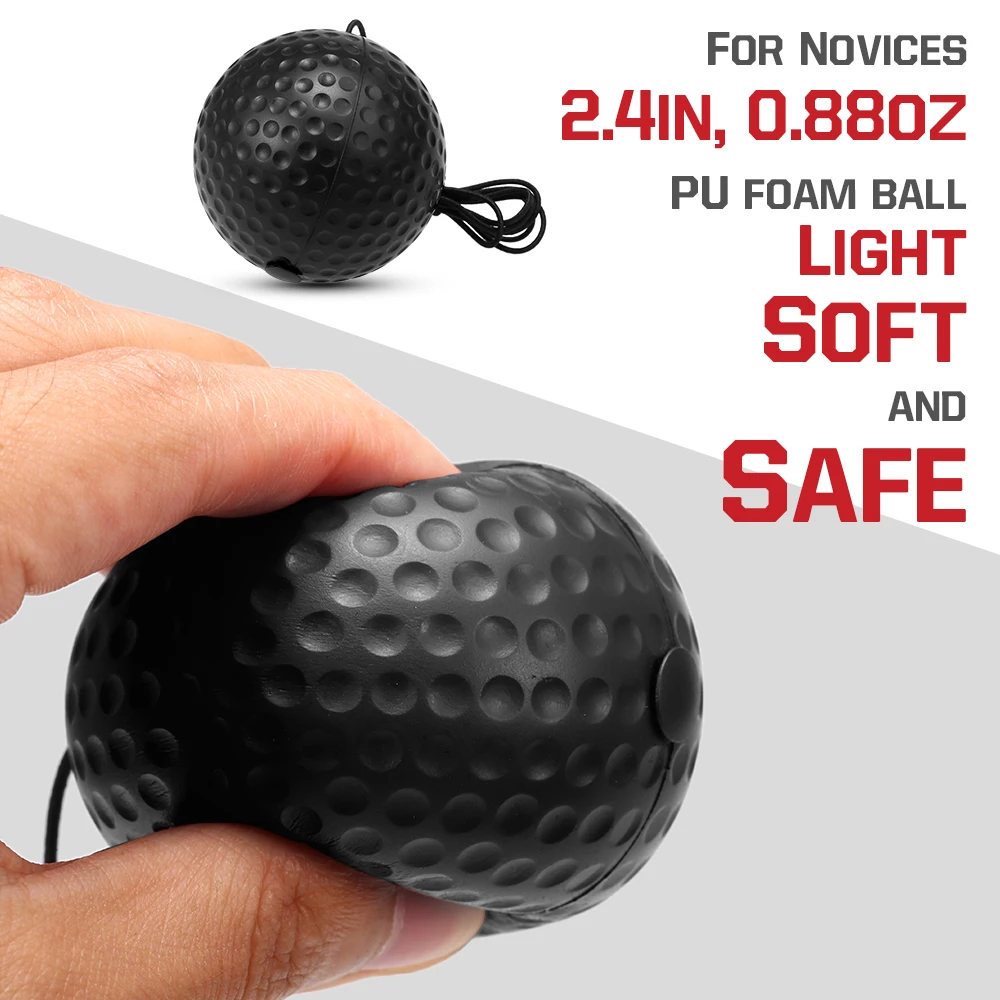 Тренировочный боксерский мяч Набор тренировочный 3 уровня Muay Thai с силиконовой