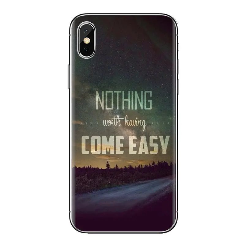 Soft Transparent Skin Cover For Xiaomi Mi4 Mi5 Mi5S Mi6 Mi A1 A2 5X 6X 8 9 Lite SE Pro Max Mix 2 3 2S Will Not Come Off Quote |