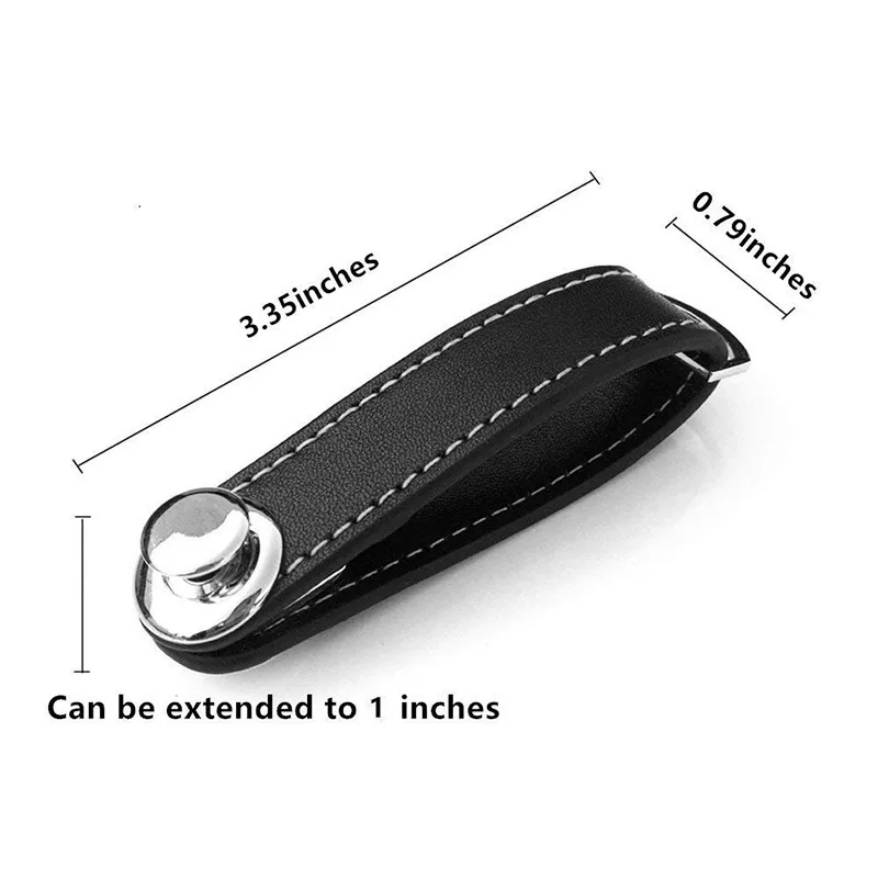 Кожаный чехол для автомобильных ключей кошелек держатель цепочка коллекционер