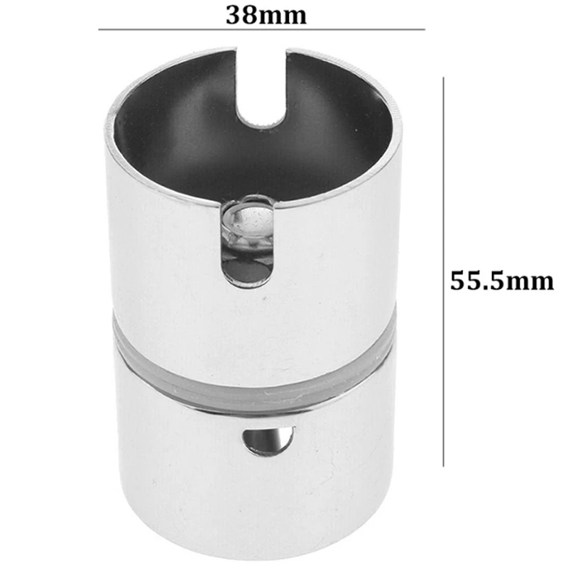 

Gimbal Adapter Boat Accessory Practical Stainless Steel Rod Holder Marine Hardware Swivel Fishing Pole Converter